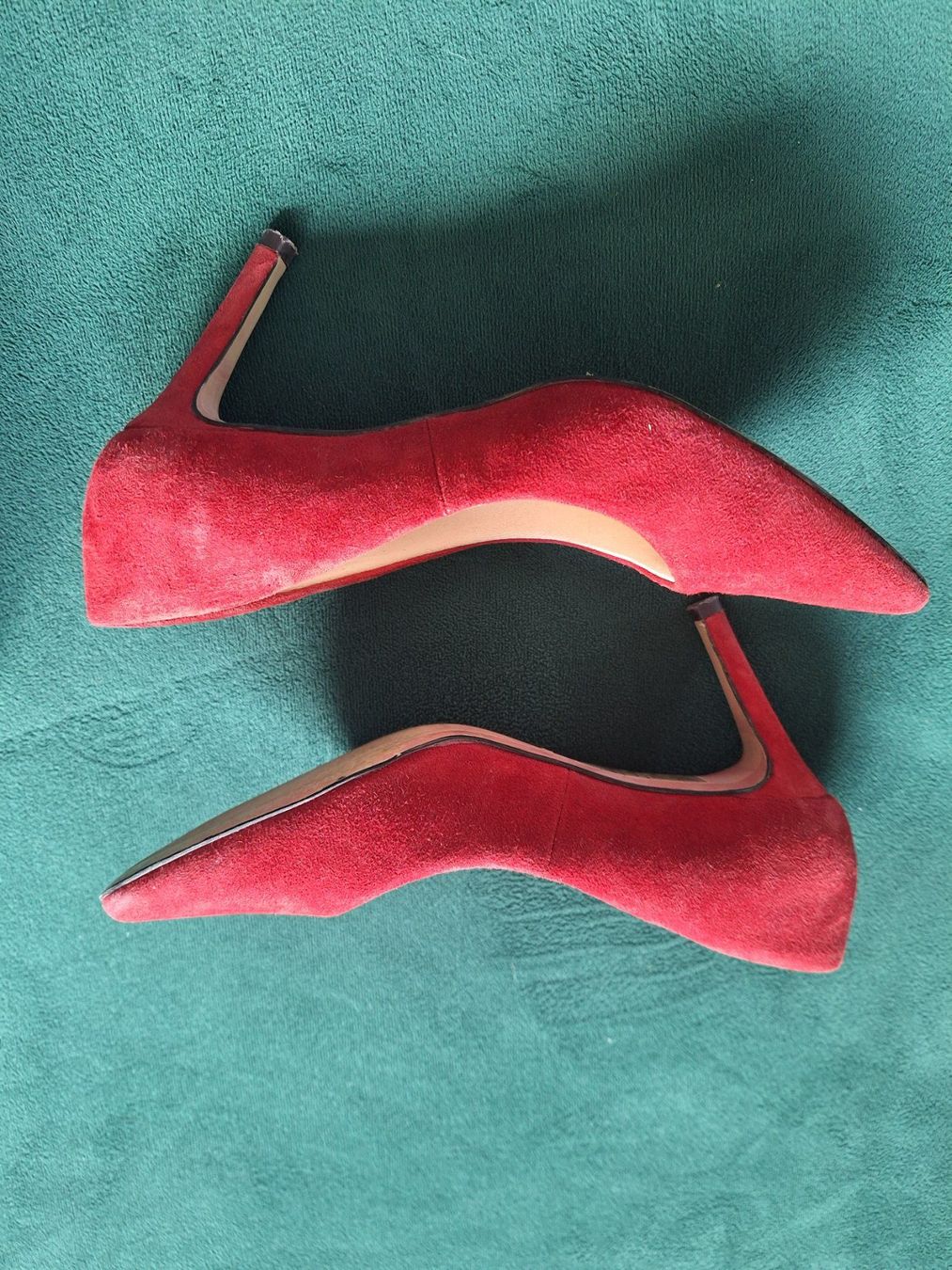 H&M Scarpe da donna: Elegante rote Pumps Gr. 36 - Wildleder – Usato da Zürich venduto da If4 1