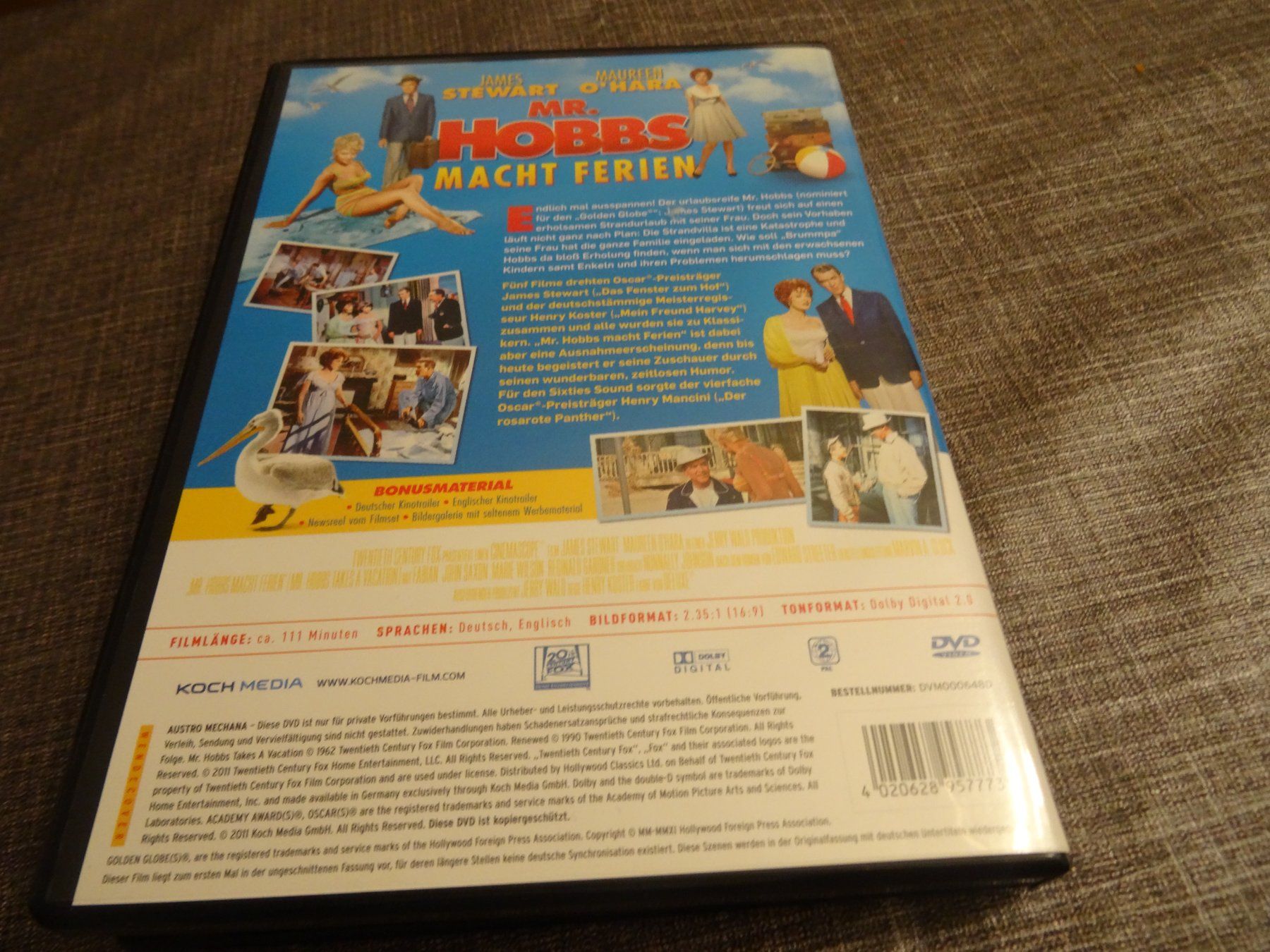 Tutti i DVDs: Mr. Hobbs macht Ferien DVD – Usato da Olten venduto da Disc-Ausverkauf 2