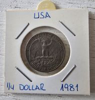 1/4 dollar 1981