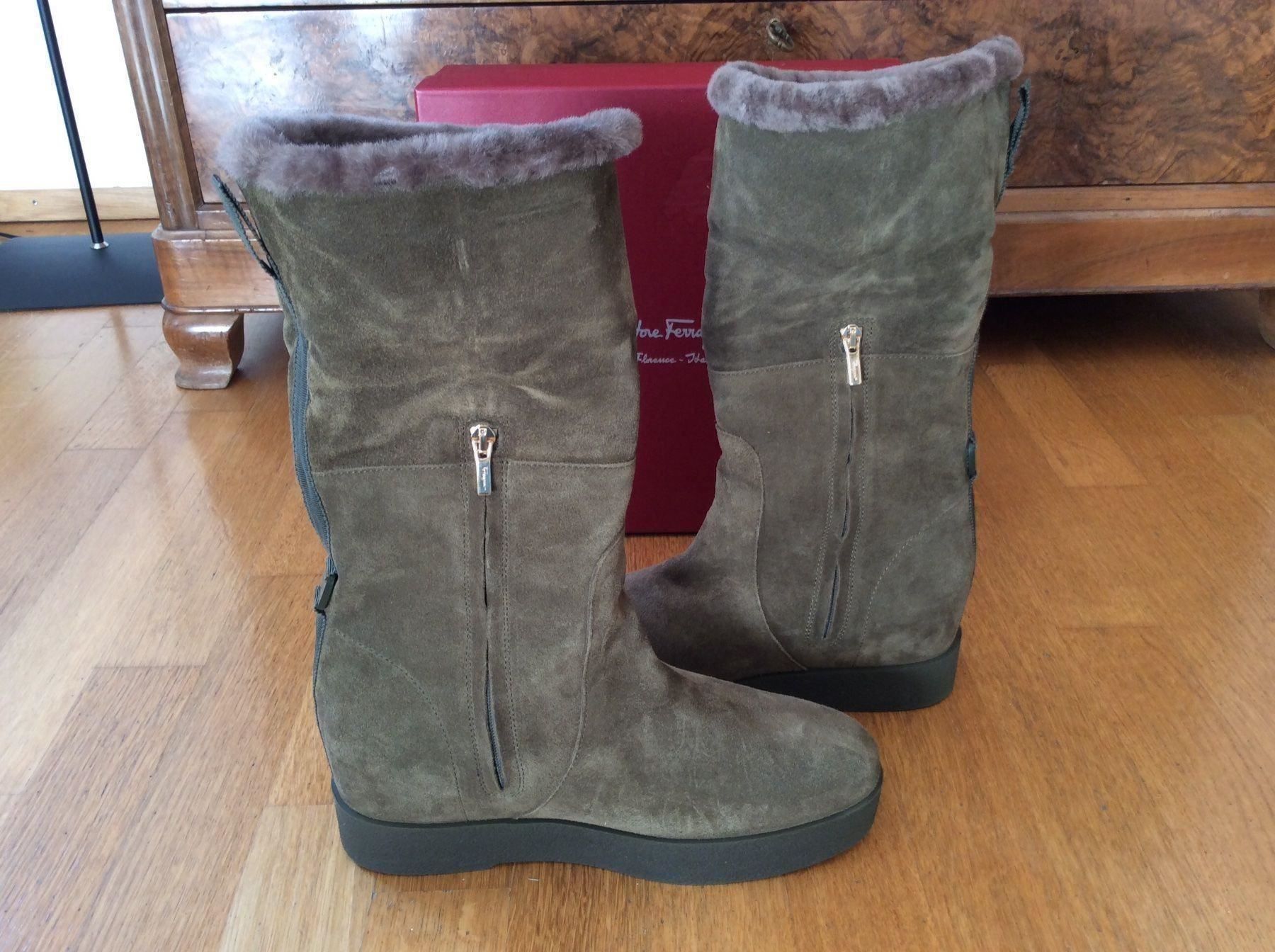 Salvatore Ferragamo Damenschuhe: Salvatore Ferragamo Stiefel aus Schaf – Neu und originalverpackt aus Zürich von LoveFashion76 2