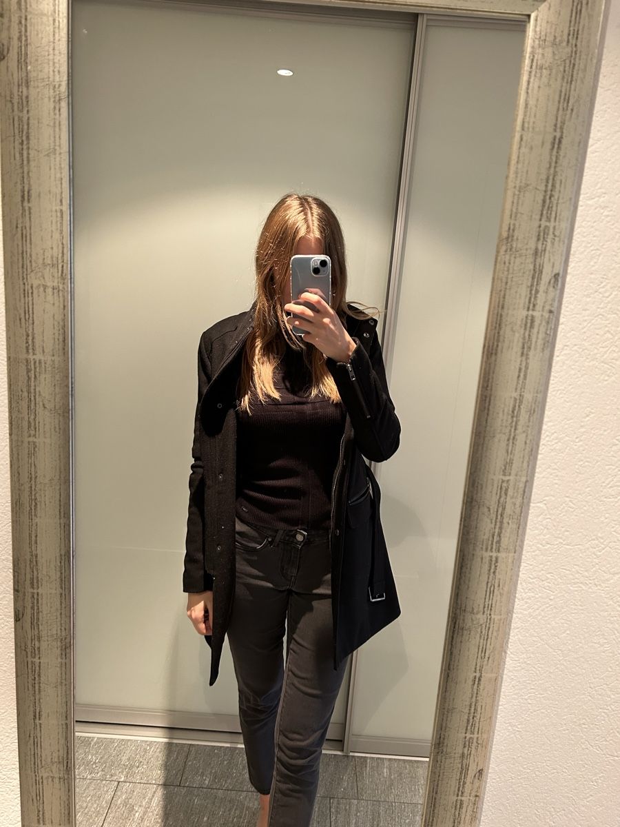 Only Cappotti: schwarzer Wollmantel Only – Nuovo (secondo la descrizione) da Zürich venduto da Shoppingqueen98 6