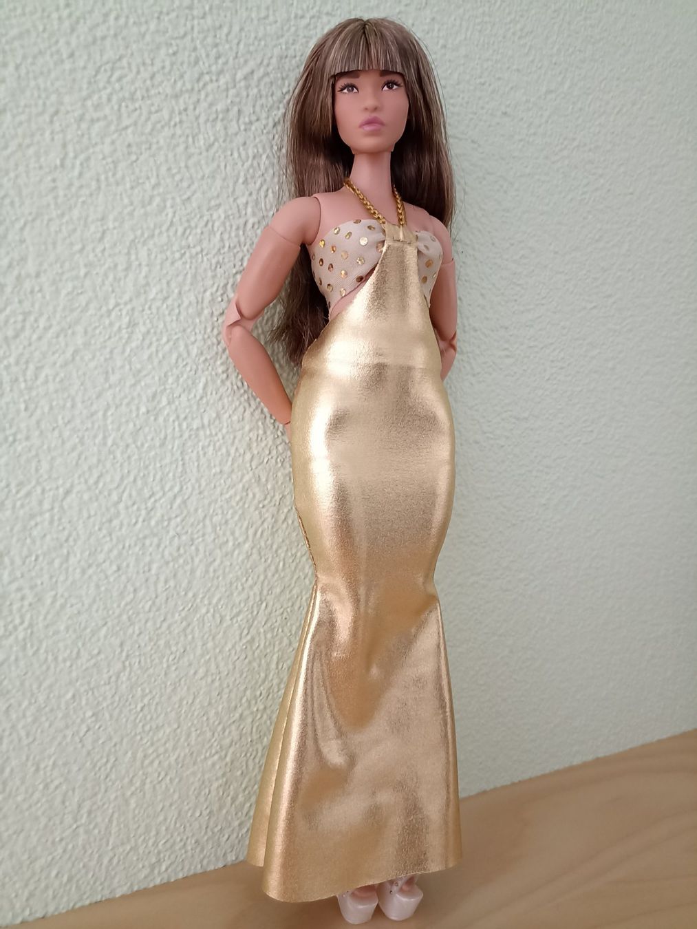 Poupées: Barbie curby abito da sera – Neuf (Voir description) à Camorino par cieloazzurro 1