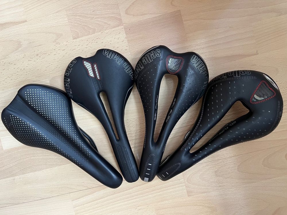 Selle De Vélo De Course Kona 140x260 Mm - Noir Cuir - 314g - Occasion