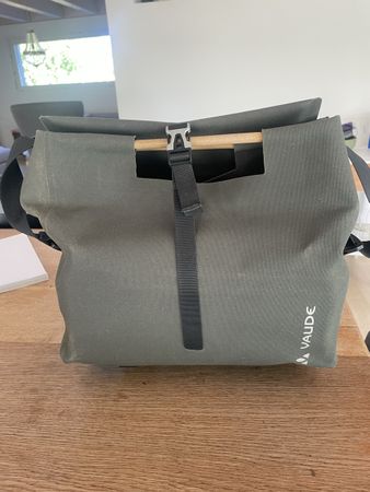 Vaude Tasche mit Holzgriff Khaki neuwertig