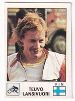 Teuvo lansivuori FIN Sport Vedettes Panini N° 143