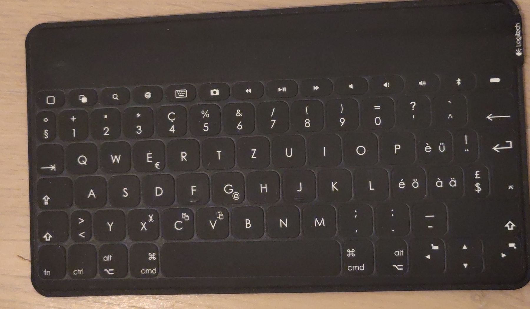 Logitech Tastaturen: Logitech Tastatur schwarz gebraucht – Gebraucht aus Algetshausen von irbege 3