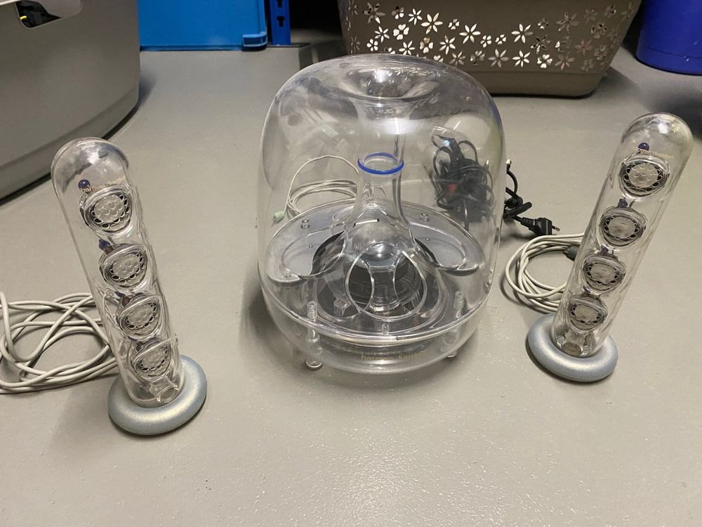 Harman Kardon Soundsticks II; Multimedia-Lautsprechersystem (Gebraucht ...