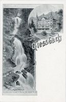 Giessbach   BE  bei Brienz  mit Hôtel     ca. 1 9 0 0