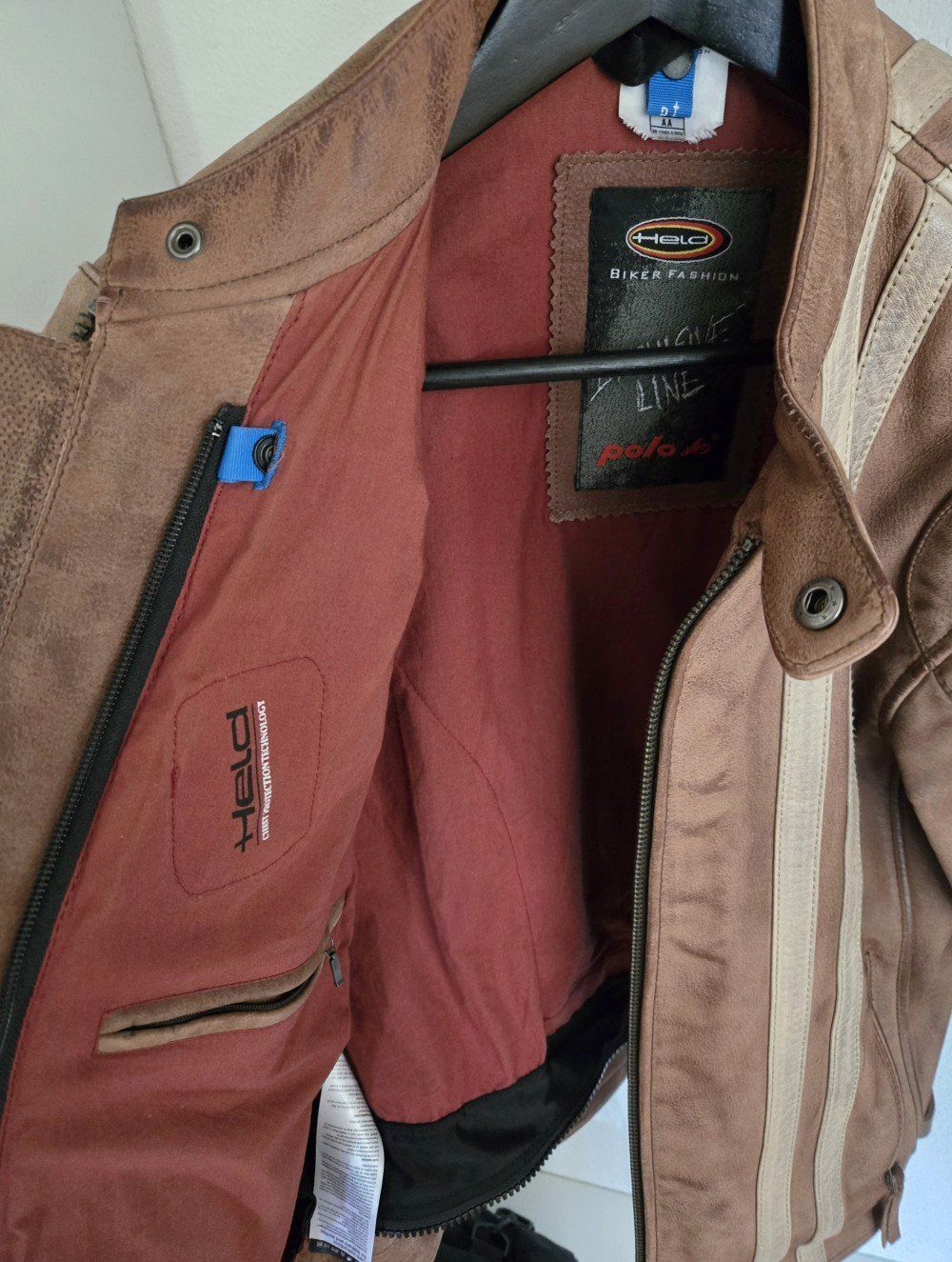 Held Giacche: Held Motorradjacke Leder braun – Usato da Regensdorf venduto da keepcoding 2