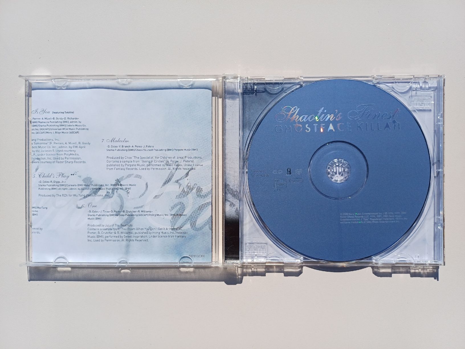 CD: Ghostface Killah "Shaolin's finest" CD – Usato da Begnins venduto da Drastic-Sound 2