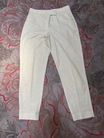 Pantalon Mango Suit Beige T.38, idéal pour le printemps!