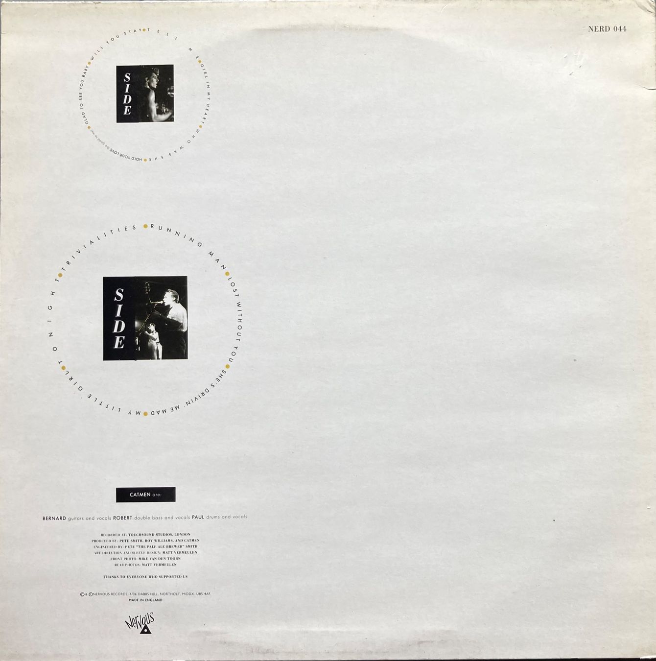 Dischi in vinile: CATMEN - CATMEN – Usato da Poliez-Pittet venduto da Newtown-Records 1