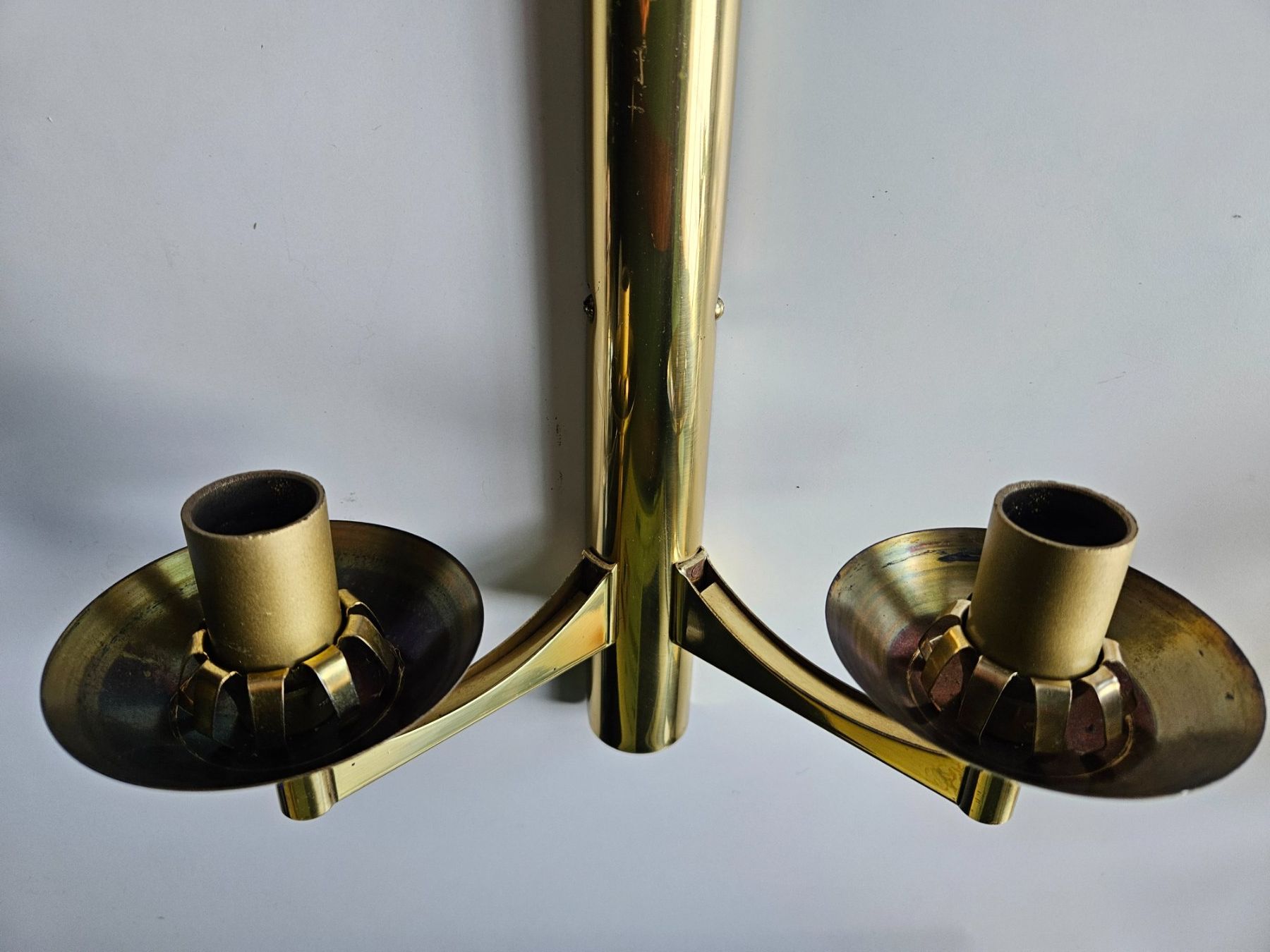 Lampen: Applique double Honsel - Space Age - globes ambrés – Gebraucht aus Echandens von annegug 3