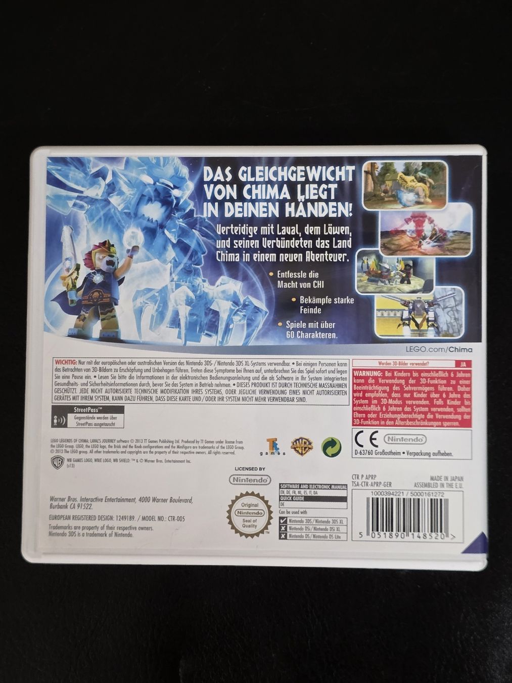 Giochi: LEGO CHIMA: LAVAL'S JOURNEY | NINTENDO 3DS – Usato da Bellinzona venduto da egemon 1