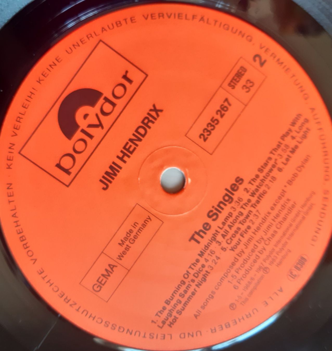Dischi in vinile: JIMI HENDRIX: The Single Album – Usato da Frick venduto da kyb_yq8h 6