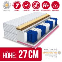 Matratze 100x200 - LIVE - H3 - 27cm