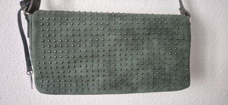 Handtsche leder olive