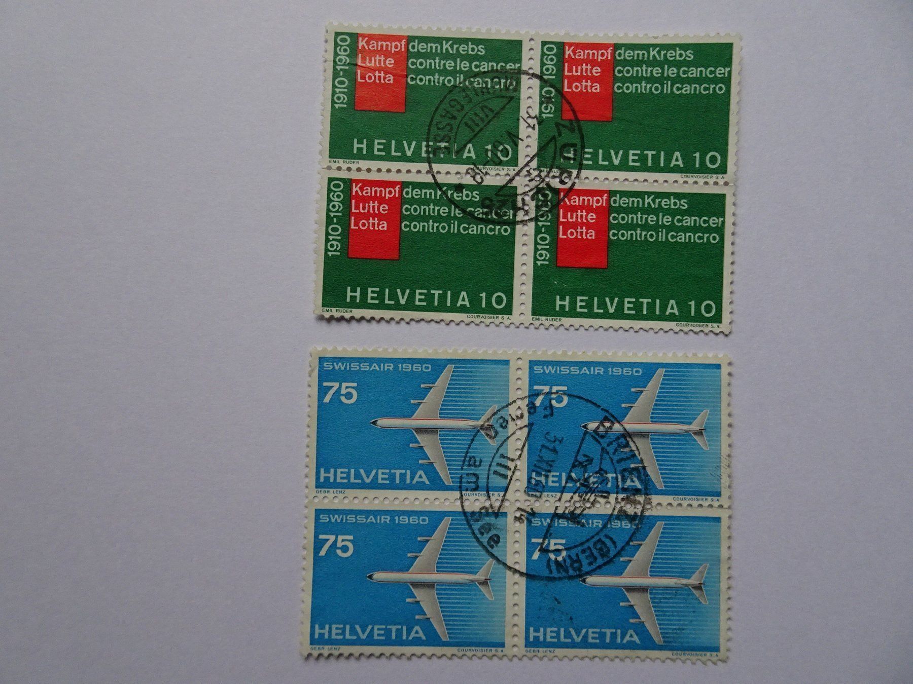 Alle Briefmarken: 1960 – Gebraucht aus Aadorf von Chnorli-Furz