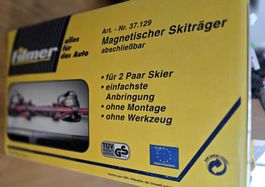 Filmer Skiträger magnetisch, abschliessbar für 2 Ski Paar