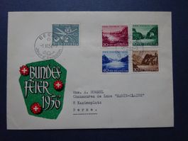 1956 Pro Patria FDC BERNE - seltene Illustration