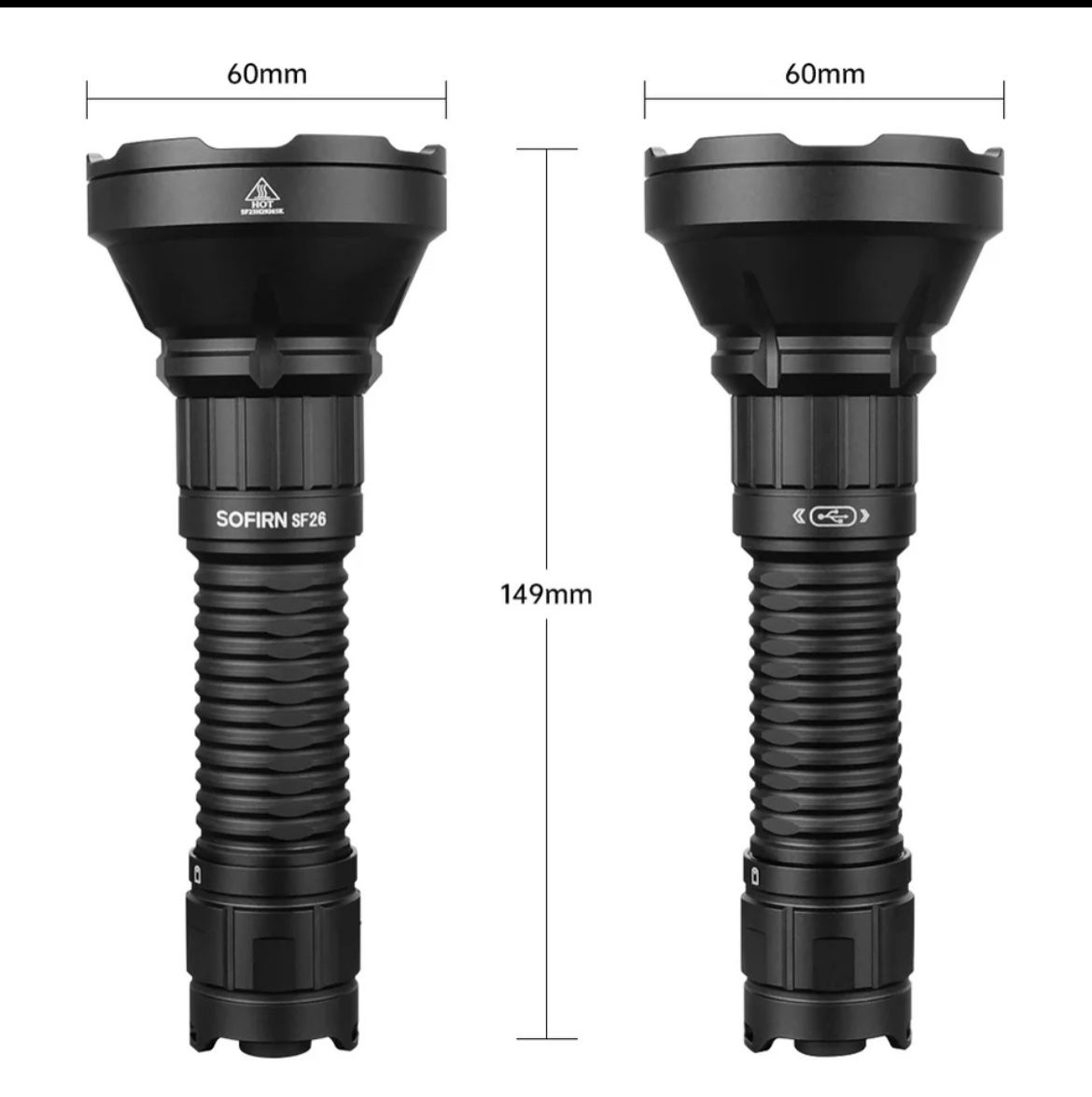 Lampade: Sofirn SF26 Thrower mit 964m Reichweite – Nuovo e nell'imballaggio originale da Arbon venduto da Helmuth 3