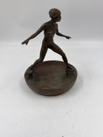 Bronze Figur "AD MEYER", Kunst Bronzefigur, signiert 53
