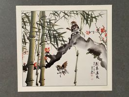 Original Vintage Poster - Alte Chinesische Tuschzeichnung 6