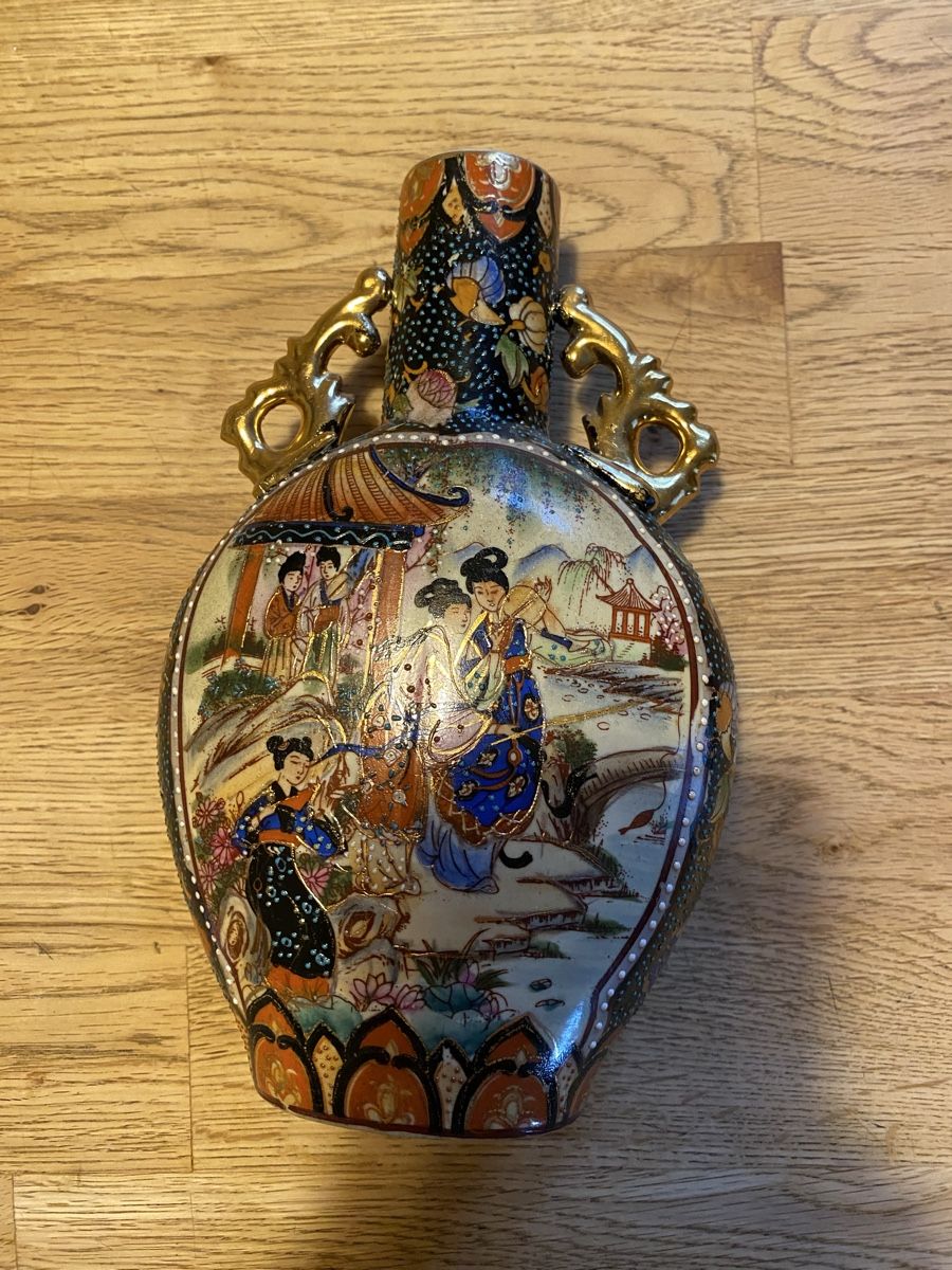 Vasen & Gefässe: Asiatische Vase Satsuma Style – Gebraucht aus Flawil von Naphtali 1