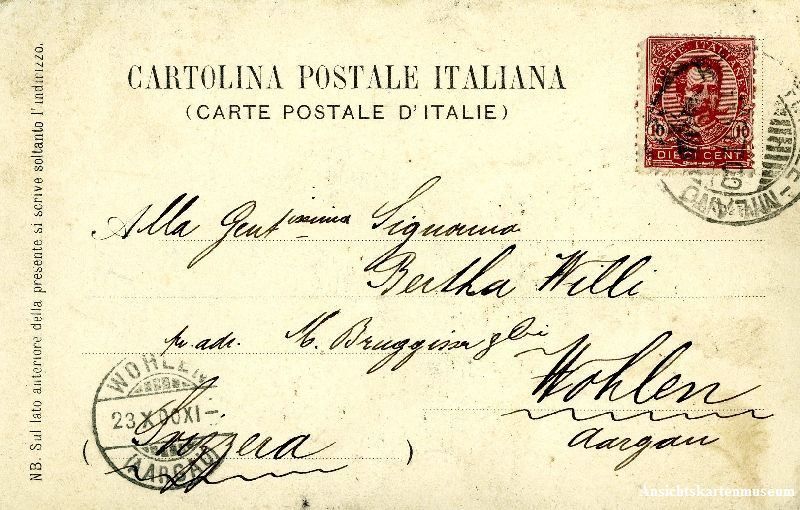 Cartoline postali: Firenze - Florenz la cattedrale ... 1900 – Usato da Emmenbrücke venduto da teestube 1