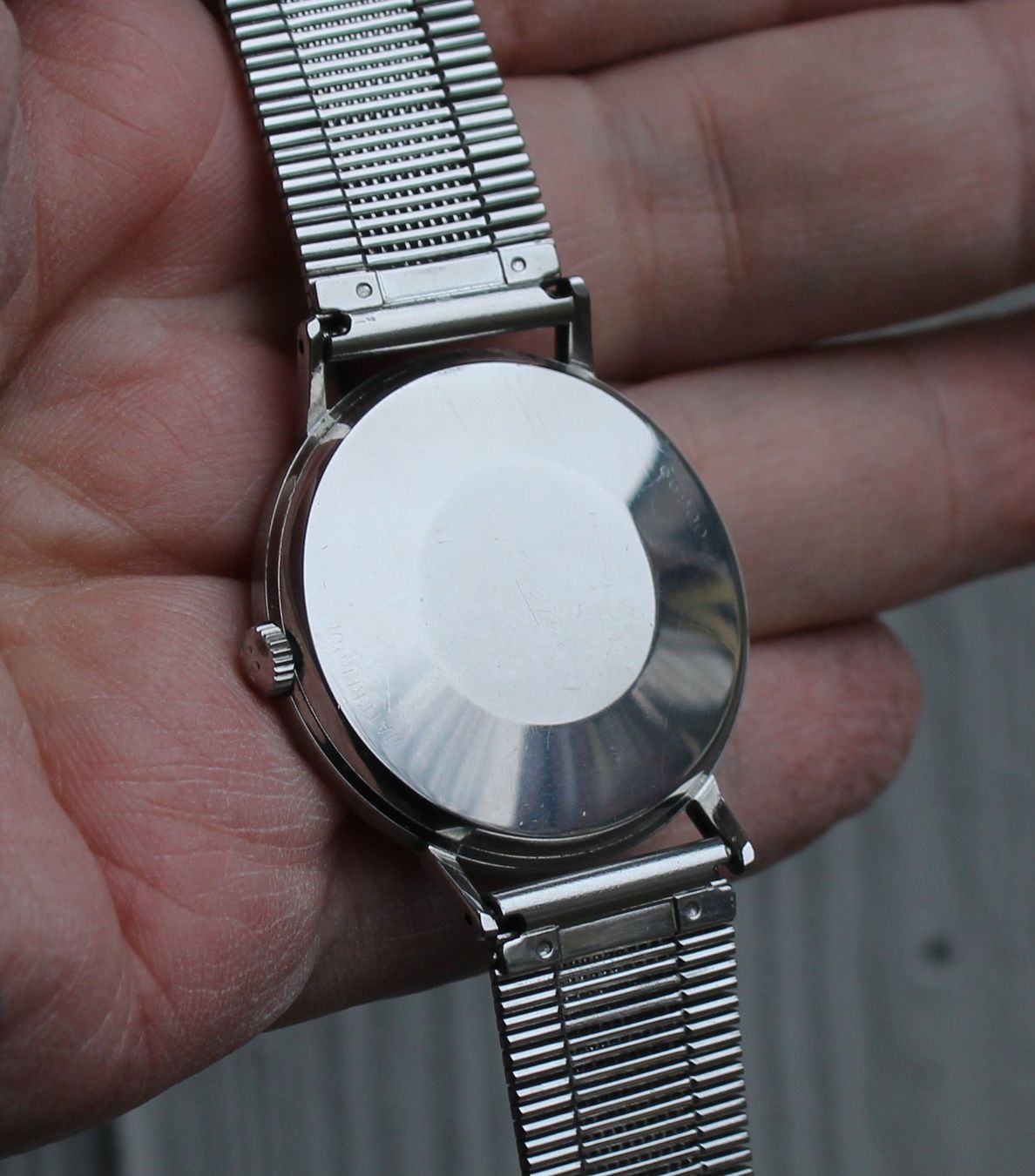 Eterna Orologi: Eterna Matic Centenaire Automatic Datum Melanaiseband Stahl – Usato da Zürich venduto da Auctionata 4