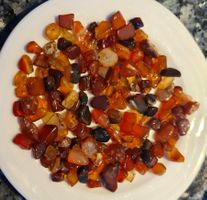100g Natürlichen red agate edelstein