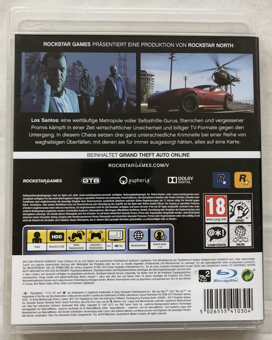 Spiele: PS3 - Grand Theft Auto Five (GTA V) – Gebraucht aus Schaffhausen von durruti 2