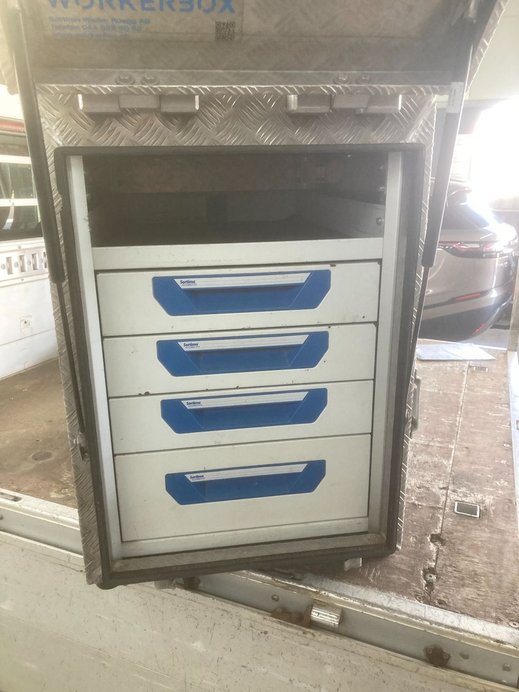 Casse di trasporto: Workerbox Werkzeugkiste, Alubox, Werkzeugbox - Sortimo – Usato da Cham venduto da WB2223 3