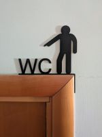 Décoration de cadre de porte - WC
