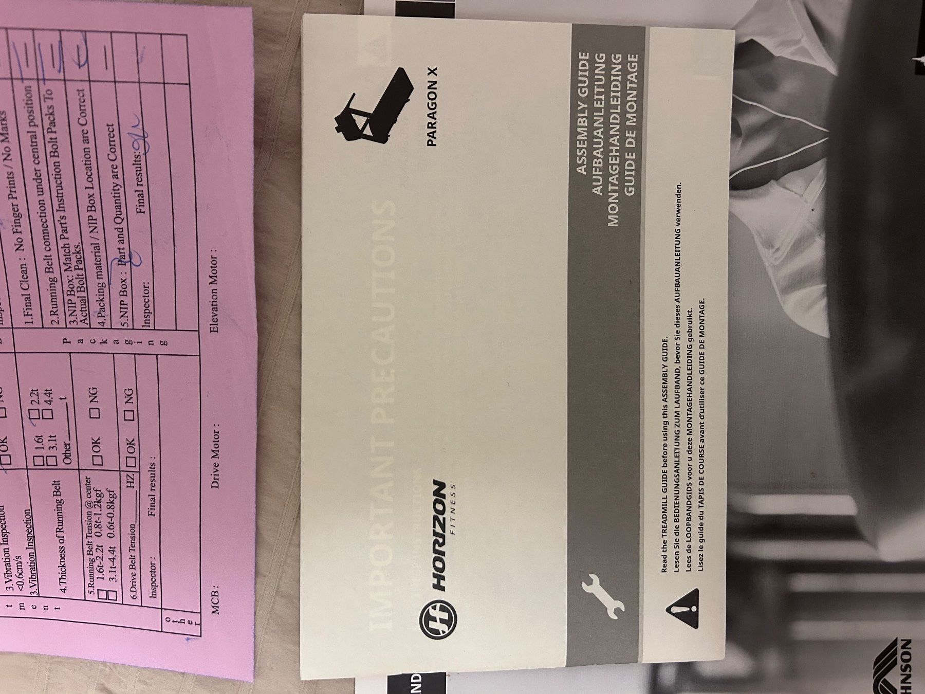 Horizon Hometrainer: Horizon Paragon X treadmill – Nuovo (secondo la descrizione) da Grandvillard venduto da Loriborie 6