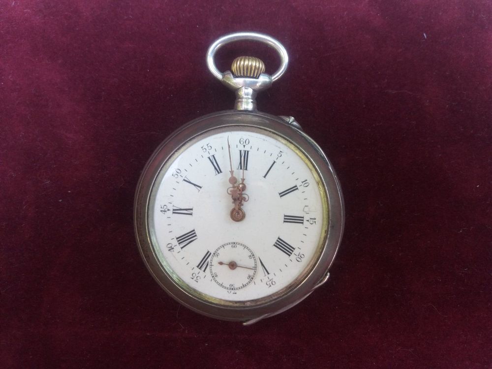 LOT 75 ANCIENNE montre gousset argent a clé EUR 58,00