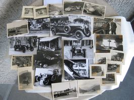 Oldtimer s/w Fotos, 30 Stück, antik