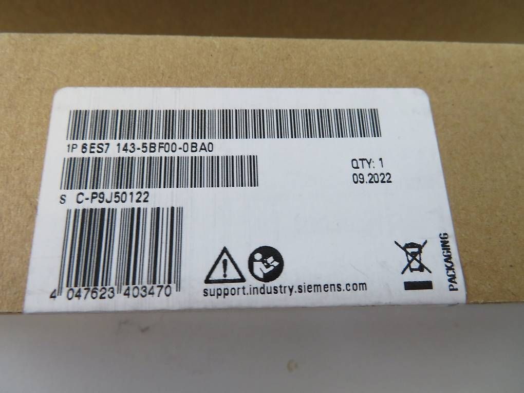 Siemens Sistema di controllo: Siemens Simatic ET 200AL | 6ES7 143-5BF00-0BA0 – Nuovo e nell'imballaggio originale da Wetzikon ZH venduto da Nicki6 1