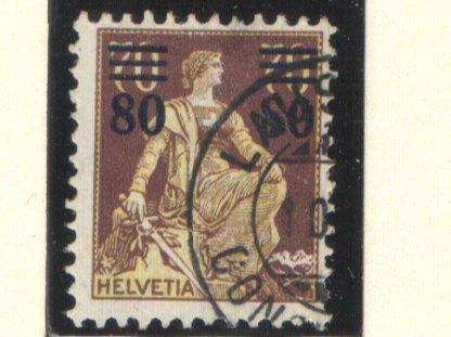 Alle Briefmarken: Abart – Gebraucht aus Echichens von Topfila