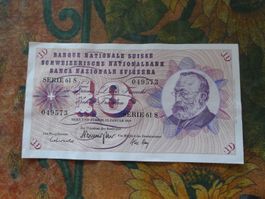 SUISSE  10  Francs  1969  (9573)  Billet