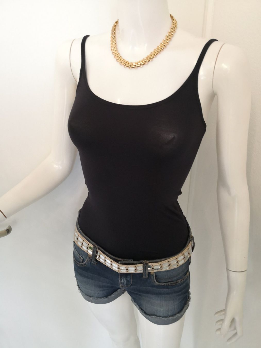 Mango Top: 🤩MANGO TOP SCHWARZ GLÄNZEND – Nuovo (secondo la descrizione) da Olten venduto da Naja-Twins-Twins 5