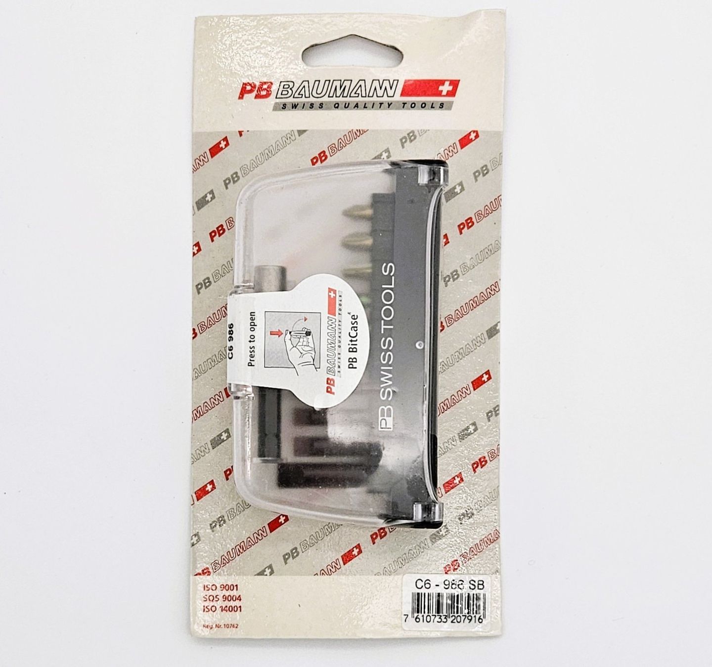PB Swiss Tools Tutti gli attrezzi: PB Swiss Tools BitCase C6 986 SB Bit Set mit Bithalter – Nuovo e nell'imballaggio originale da Ebmatingen venduto da cha_7g7p 1