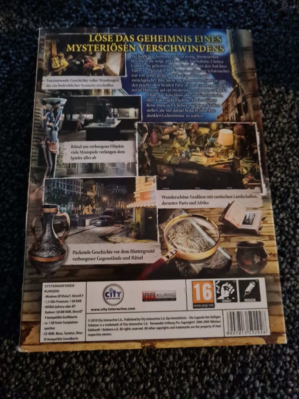 Giochi: DAS VERMÄCHTNIS DIE LEGENDE DES...PC – Usato da Ruswil venduto da jan_bxl5 1