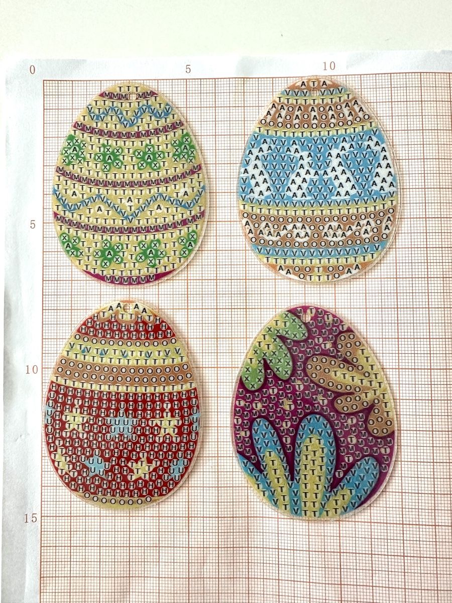 Tutte le decorazioni: 20 Easter Egg Diamond Painting Kits Set DIY – Nuovo (secondo la descrizione) da Gattikon venduto da Sarahs_Schatzkammer 3