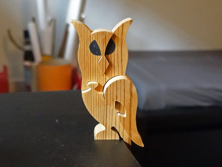 Puzzles: Puzzle Eule aus Holz – D'occasion à Russikon par Eulenfeder 1
