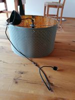 Lampe grau -gold