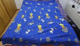 Bettwäsche Astronauten Weltraum Motiv Kinder 160 x210 cm 