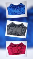 Lot de 3 bustiers, bleu, noir et rouge, taille L, neuf