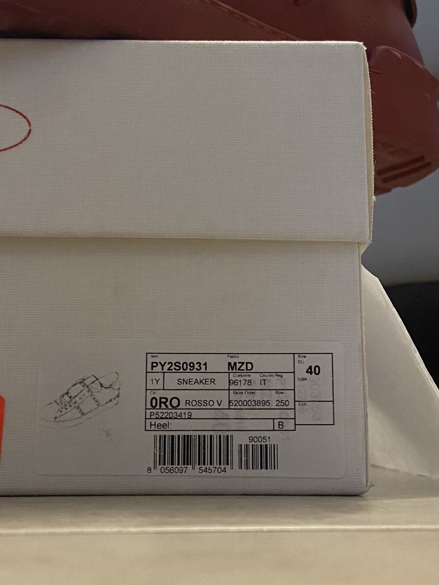 Valentino Scarpe da uomo: Basket Valentino rouge – Nuovo (secondo la descrizione) da Le Lignon venduto da Ana2831 4