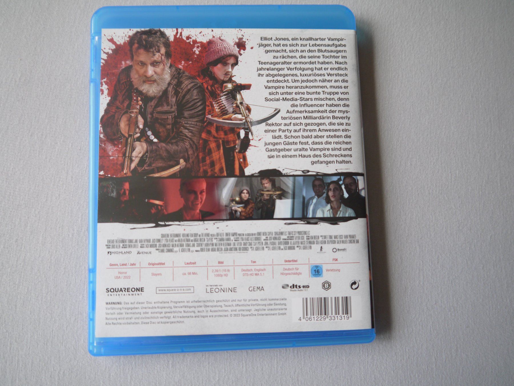 Tous les DVDs: SLAYERS(2022) -Thomas Jane/Abigail Breslin – D'occasion à Hagendorn par Blaf 1